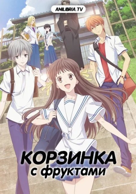 Корзинка с фруктами постер